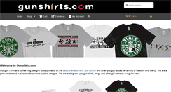 Desktop Screenshot of gunshirts.com