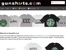 Tablet Screenshot of gunshirts.com